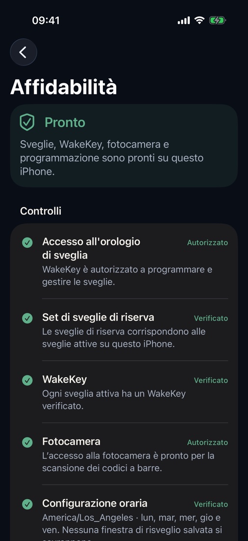 Scansiona dentifricio, caffè o shampoo e alzati. Aggiungi un secondo controllo se ti riaddormenti. Niente account, pubblicità o tracciamento.