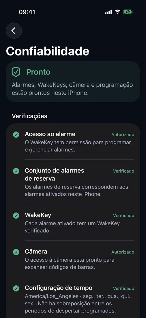 Escaneie pasta de dente, um pacote de café ou shampoo e levante. Adicione outra verificação se voltar a dormir. Sem conta, anúncios ou rastreamento.